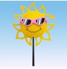 Coolballs California Sunshine Car Antenna Topper / Cute Dashboard Accessory (Pink)